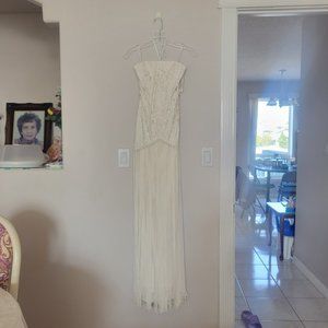 Sue Wong | Boheimian Fringe Strapless Dress